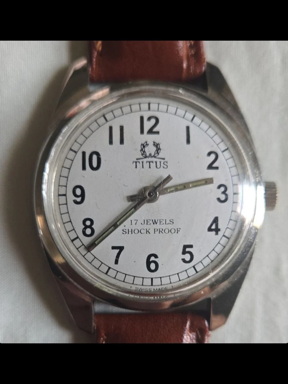 Titus Manual-winding mechanical 17 Jewels